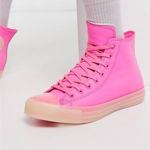 Hot pink converse